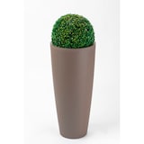 thumbnail of Blumentopf / Pflanztopf, Höhe 85 cm, Ø 38, taupe, matt, 18l Inhalt, mit herausnehmbarem Pflanz-Einsatz, aus hochwertigem Polypropylen