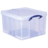 thumbnail of Really Useful Box 42 liter, transparant, per stuk verpakt in karton, Set van 5 boxen