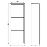 thumbnail of Jung AP-Kappe 3-fach ws LS 583 A W LS583AW