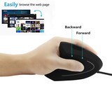 thumbnail of Souris Optique Sans Fil Pour Gaucher 2.4GHz 1000-1600DPI USB Ergonomique YONIS