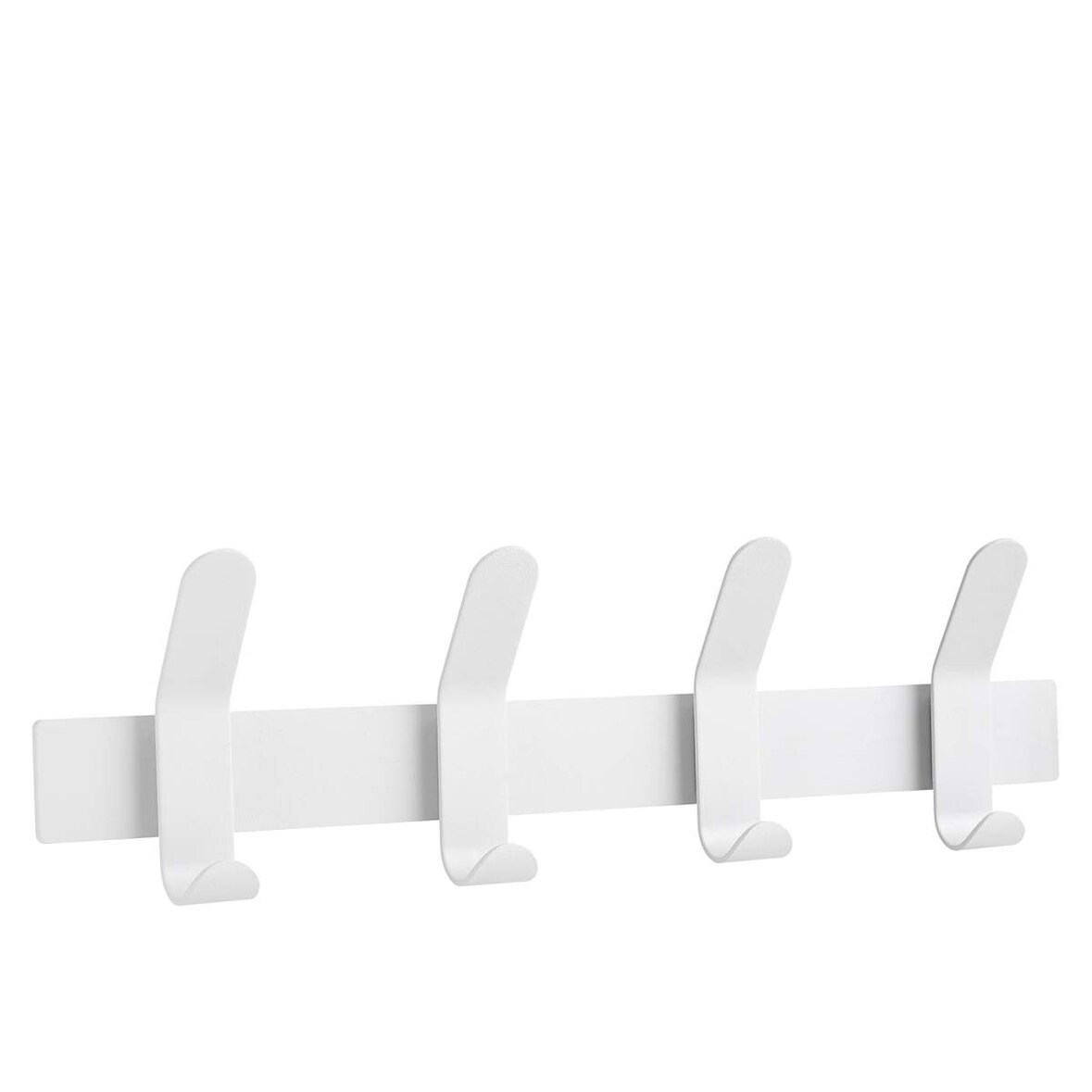 Zone Denmark Hakenleiste Kleiderhaken Metall Wandhaken Garderobenhaken 4 Haken weiß 10582