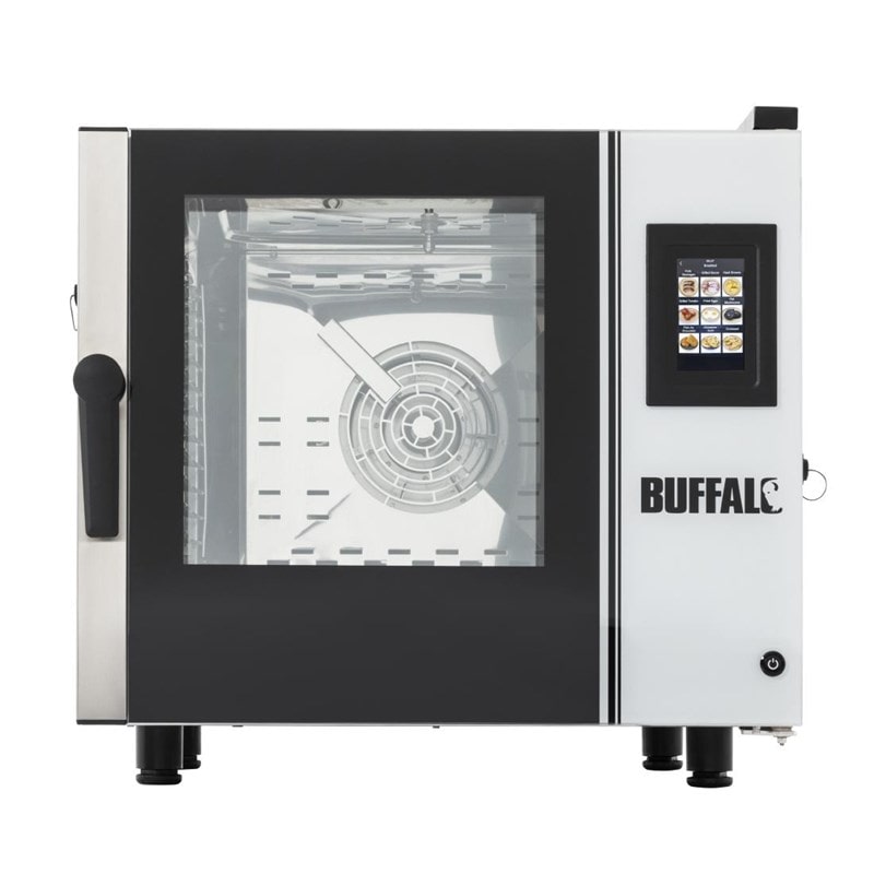 Buffalo Smart Touchscreen Kompakt-Kombibackofen 6 x GN 1/1