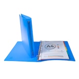 thumbnail of Exacompta - Réf. 51262E - Carton de 10 classeurs semi-rigides - 4 anneaux 30 mm - Dos 40 mm - 32 x 26,8 cm - A4+ - Turquoise