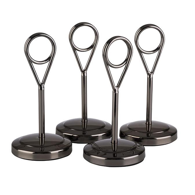 APS Kartenhalter/Tischkartenhalter, 4er SetØ 5 cm, H: 10,5 cm