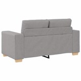 thumbnail of vidaXL Zweisitzer-Sofa mit Kissen Wolken-Grau Stoff
