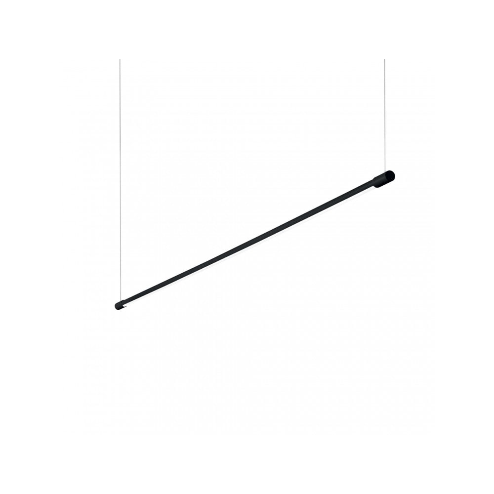 yoko sp, schwarze led-pendelleuchte, ideal lux