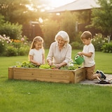 thumbnail of HORTALIA Caixa de cultivo Box XL30 em madeira tratada para exterior - 160x80x30 cm