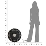 thumbnail of Reloj de pared Glam plateado cm ø 60x4,5