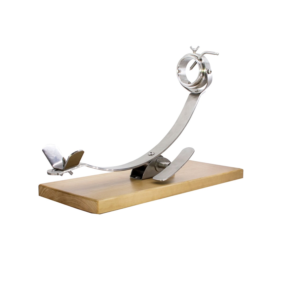 jamonero con balancin giratorio base madera