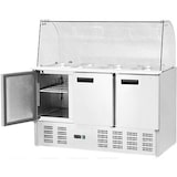 thumbnail of 3-türige Saladette mit Glasaufsatz für 16 x GN 1/4, 308 Liter Brutto