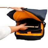 thumbnail of Exacompta - Réf. 17536E - Sac à dos ordinateur Exactive Young ardoise - en PU ultra-doux et imperméable - grande poche aimantée et compartiment PC