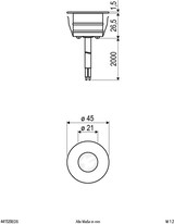 thumbnail of EVN Lichttechnik LED Bodenleuchte 441520EDS