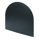thumbnail of Plaque de protection de sol Acier Noire Demi ronde 84 x 84 cm