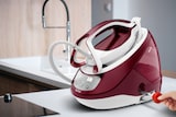 thumbnail of Tefal GV9220 Dampfbügelstation 2600 W Durilium AirGlide Autoclean soleplate Burgund, Weiß
