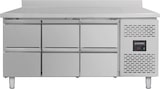 thumbnail of vaiotec Kühltisch / 6 Schubladen inkl. Aufkantung - Monoblock, 1795 x 700 mm