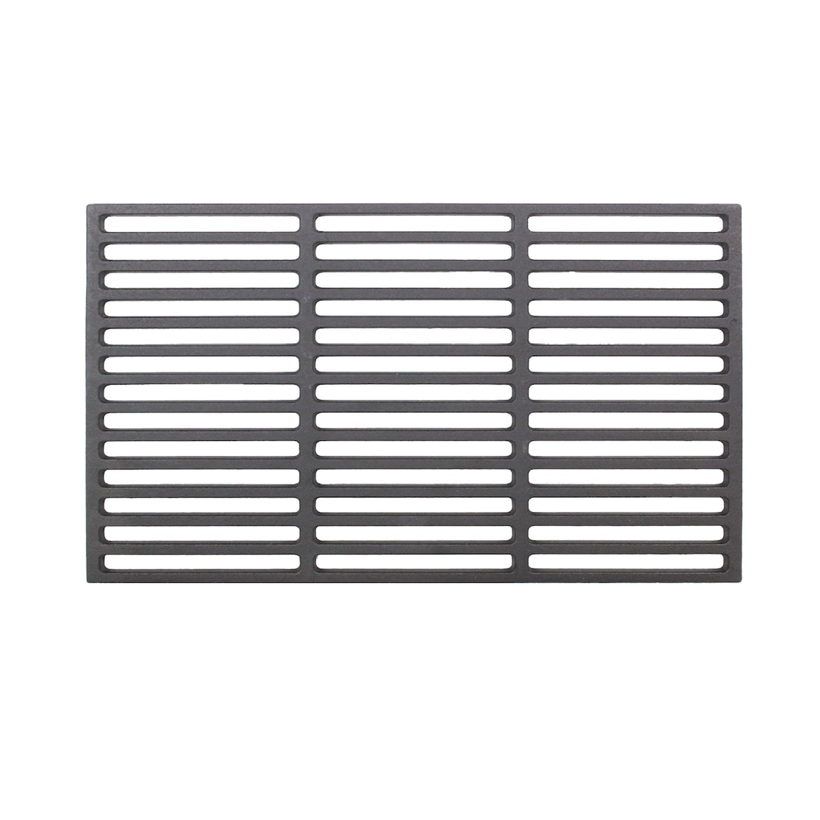 Grillrost 60x40cm rechteckig emailliert Rost Grillgitter Gusseisen Grillplatte