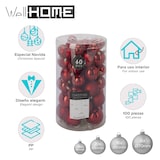 thumbnail of WellHome - Conjunto de 60 Bolas de navidad en Color Rojo