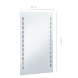 thumbnail of vidaXL Badezimmer-Wandspiegel mit LEDs 60x100 cm
