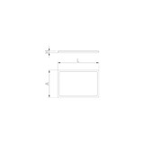 thumbnail of Bandeja blanca plana de presentación BP1 350x240 mm.