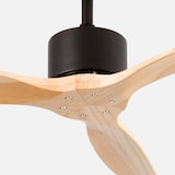 thumbnail of Deckenventilator 3 Flügel 55 W 6 Geschwindigkeiten Nebraska Schwarz Thinia Home