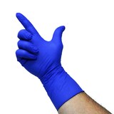 thumbnail of Nitrilsoft Plus 50 Einweghandschuh CAT. III, EN455 AQL 1.5 - puderfrei 30cm blau S  1000 Stück