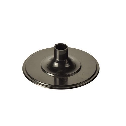 Starpak 500 Unterteile für Stiel-Gläser, PS rund Ø 6,55 cm · 2,05 cm schwarz