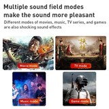 thumbnail of Barre De Son Bluetooth 40W Audio 3D Subwoofer Télécommande Optique Coaxial Tf Gris YONIS