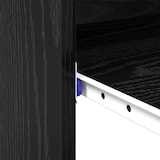 thumbnail of vidaXL Schreibtisch Schwarz Eichen-Optik 77,5 x 43 x 79 cm