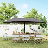 thumbnail of Outsunny Ombrellone Parasole da Giardino Esterno in Tessuto Poliestere Grigio