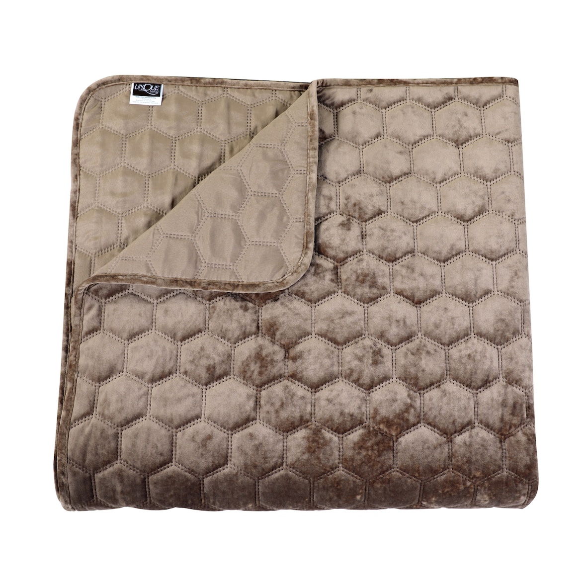 Unique Living  Bedsprei Peggy 240x280cm taupe