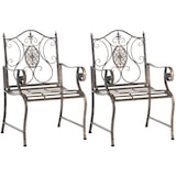 thumbnail of Set van 2 Tuinstoel Punjab met armleuningen bronzen