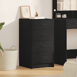 thumbnail of vidaXL Dressoir Zwart Eiken 40x41x75 cm Kunststof Hout