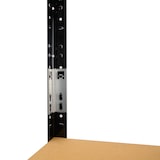 thumbnail of shelfplaza BLACK 180x120x45 cm Schwerlastregal in schwarz mit 4 Böden und 175 kg Traglast pro Boden