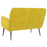 thumbnail of Helloshop26 - Bank/Sitzbank 108 x 79 x 79 cm gelber Samt 02_0010696