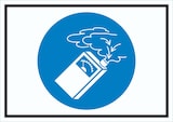 thumbnail of Gasdetektor benutzen Symbol Schild A0 (841x1189mm)