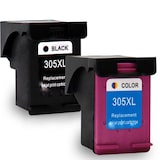 thumbnail of 2er Set Gigao Tinte für Envy Pro 6420 Druckerpatronen wiederbefüllt Envy Pro 6420 Drucker 305XL, 6ZD17AE, 6ZA94AE