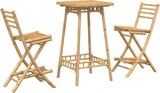 thumbnail of vidaXL 3-tlg. Outdoor-Bar-Set Klappbar Bambus