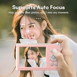 thumbnail of Appareil Photo Numérique 50MP 4K Vidéo Vlog Autofocus Zoom 16x Rose Rose YONIS