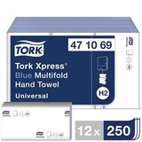 thumbnail of Tork Z-gefaltete Handtücher - blau - 1-lagig - 3000 Papierhandtücher