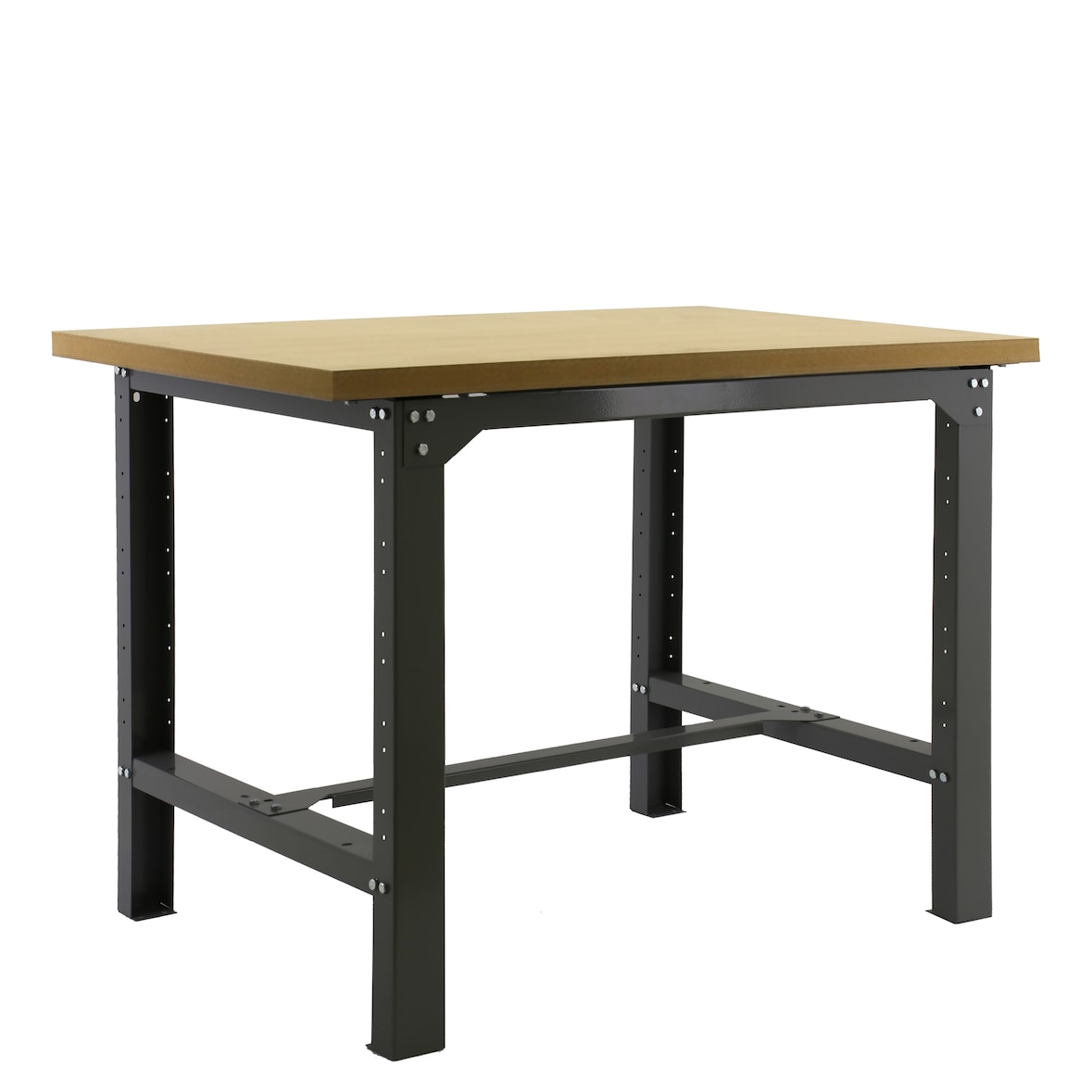SimonRack Banco de Trabajo Taller, Capacidad Carga 600 kg, 865x1200x750 mm, Madera MDF, Antracita/Mdf - BT-6