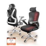 thumbnail of CLOUVOU PowerSeat, ergonomischer Bürostuhl, thermoregulative Materialien, 5D-Armlehnen, 3D-Kopfstütze, PhantomWheels, Schwarz