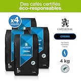 thumbnail of Café en grains | Crema 4x1kg | Café Royal Pro | Certifié Rainforest