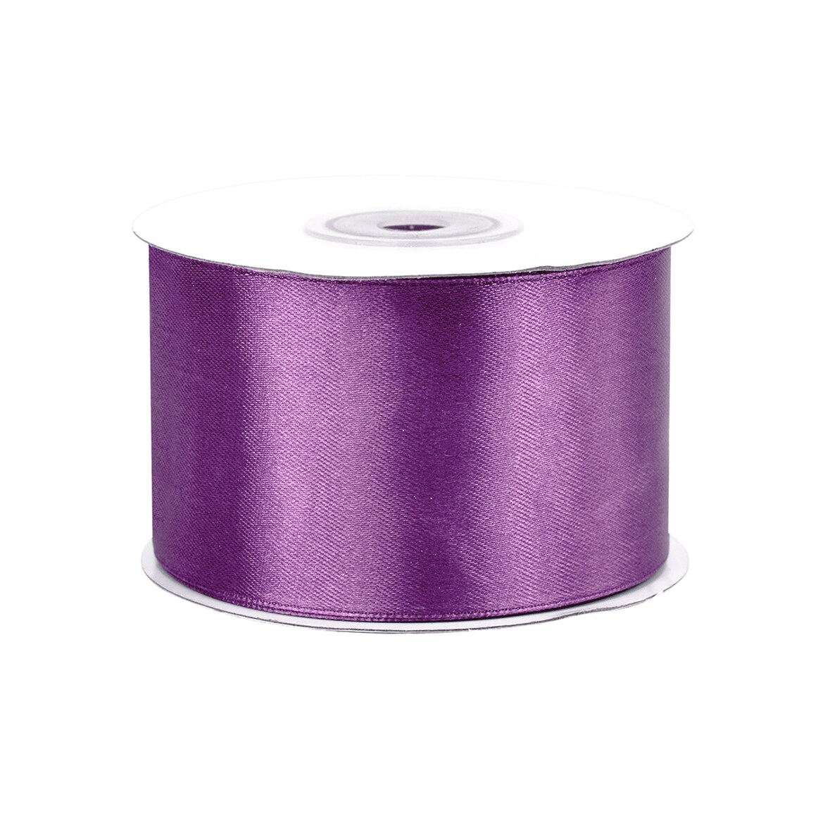 50mm Satinband 25m Schleifenband Geschenkband Dekoband Breites Stoffband Pflaume