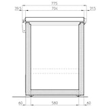 thumbnail of Iarp Congelatore Orizzontale CF700, metallo, 1570x775x955 mm, statico bianco/silver