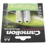 thumbnail of AA, Mignon LR6, HR6, NiMH Akku mit bis zu 2300mAh in 2er Blisterverpackung, Always Ready mit geringer Selbstentladung, Ready to Use Akku