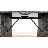 thumbnail of Mesa de Jardin Ratan PE y Cristal Templado. Muebles de Jardin y Terraza, Marron