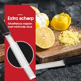 thumbnail of HGMD Handrasp lang - Rasp - Citroenrasp - Kaasrasp - Gemberrasp - Knoflookrasp - Smalle lange rasp - RVS rasp - inclusief borstel