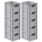 thumbnail of PROREGAL 10x Eurobox NextGen Portable Duo | HxBxT 22x30x40cm | 20 Liter | Eurobehälter, Transportbox, Transportbehälter, Stapelbehälter