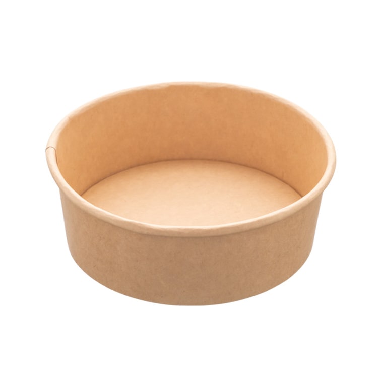 MONOUSO - Kraft-Kraft Kartonnen Saladebak 1.300ml Ø18,5cm (50 stuks)