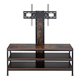 thumbnail of Helloshop26 - Mueble de TV mueble de TV para salón estante con soporte para pantalla negro mate acabado roble rústico 03_0010052